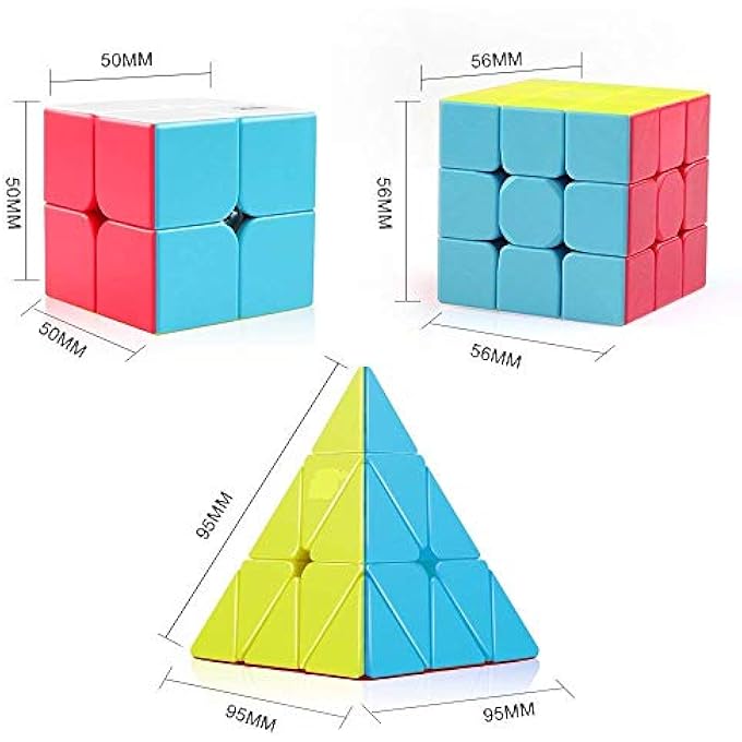 RUBIKS CUBE AND PYRAMINX PYRAMID TRIANGLE RUBIX CUBE - Image 2